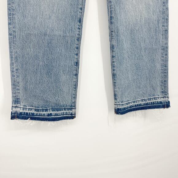 Madewell The Petite Curvy '90s Straight Mid Rise Jean Barbosa Wash Size 26P NWT - Picture 7 of 12